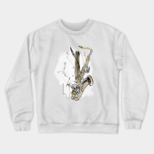 Saxophon Crewneck Sweatshirt